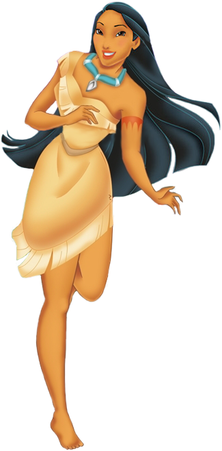 Clásico] Pocahontas - Pocahontas Is A Princess (348x686), Png Download
