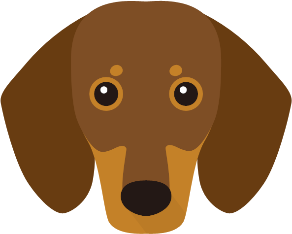 Dachshund-02 Yappicon - Dachshund (600x600), Png Download