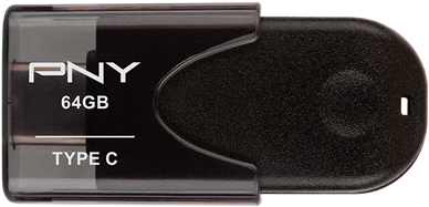 Pny Usb Flash Drive Turbo Type C 64gb - Pny Technologies Elite Usb 3.1 Type C Flash Drive 512gb (432x432), Png Download