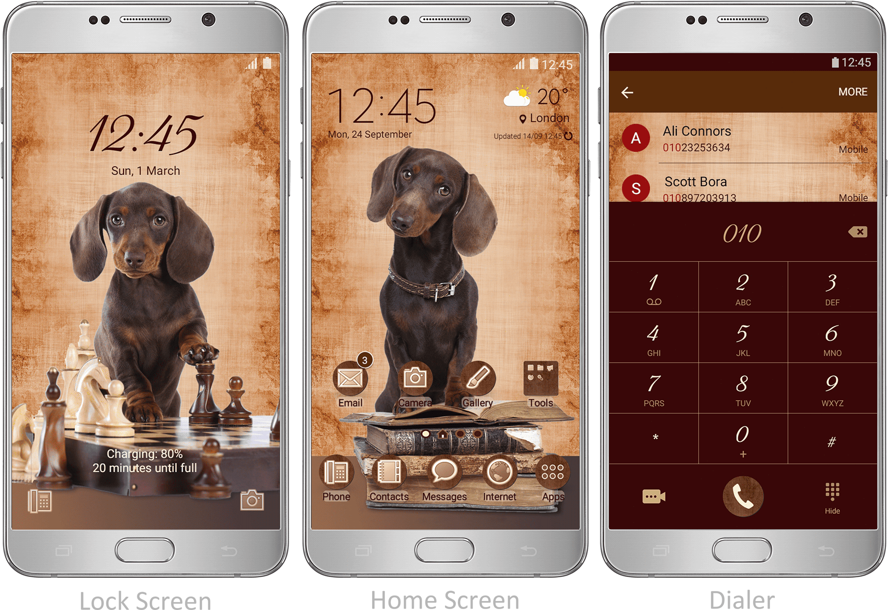 Dachshund Puppies - Iphone (1789x1240), Png Download