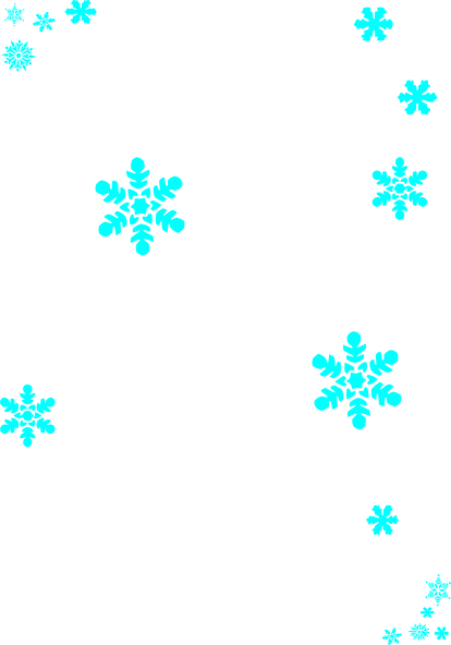 Snowflakes Clipart (414x592), Png Download