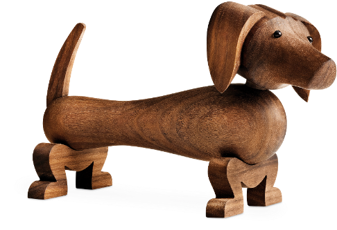 Wooden Dog (587x480), Png Download