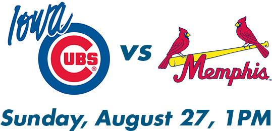 Iowa Cubs Vs - Iowa Cubs (540x300), Png Download