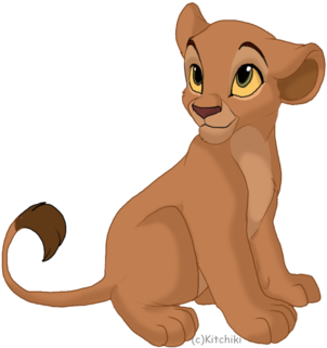 Sarafina Cub Sarafina 32164468 400 438 - Lion King Sarafina Cub (400x438), Png Download