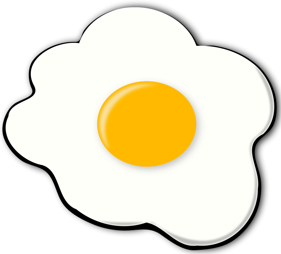 Fried Egg Chicken Breakfast Computer Icons - Sunny Side Up Egg Png (829x750), Png Download