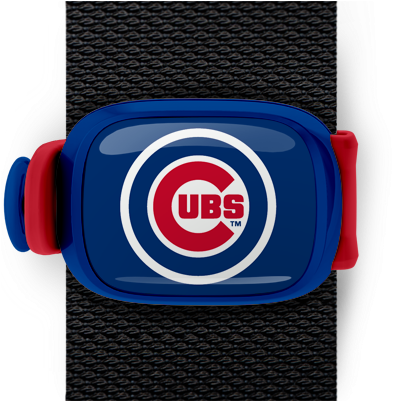 Chicago Cubs Stwrap - Mlb Chicago Cubs Logo Canvas Wall Art Blue (550x400), Png Download