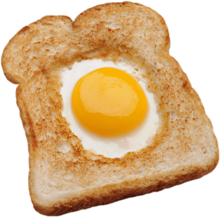 Egg In A Basket - Eggs In A Nest Bread (1200x798), Png Download