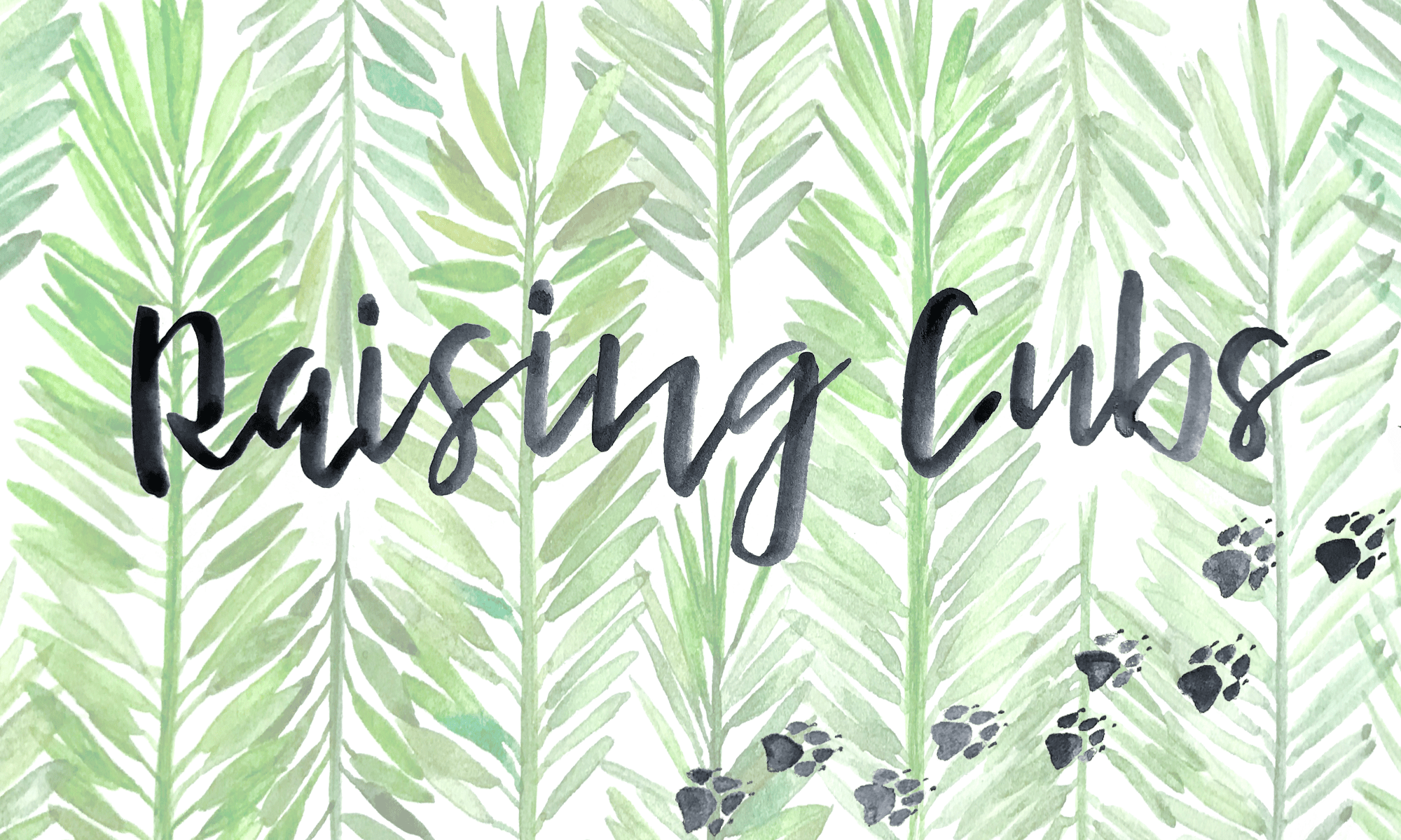 Mom Blog, Raising Cubs - Calligraphy (2000x1200), Png Download