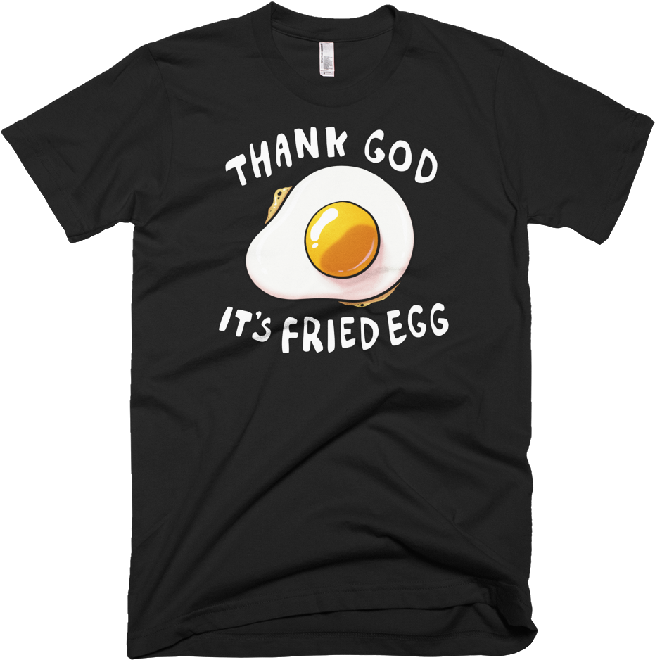 Tshirt Fried Egg - T-shirt (1000x1000), Png Download