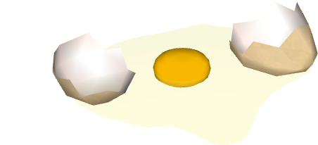 Infertile Egg Cracked - Fondant (475x313), Png Download