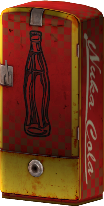 Nuka-fridge - Fallout 4: Nuka-world (595x744), Png Download