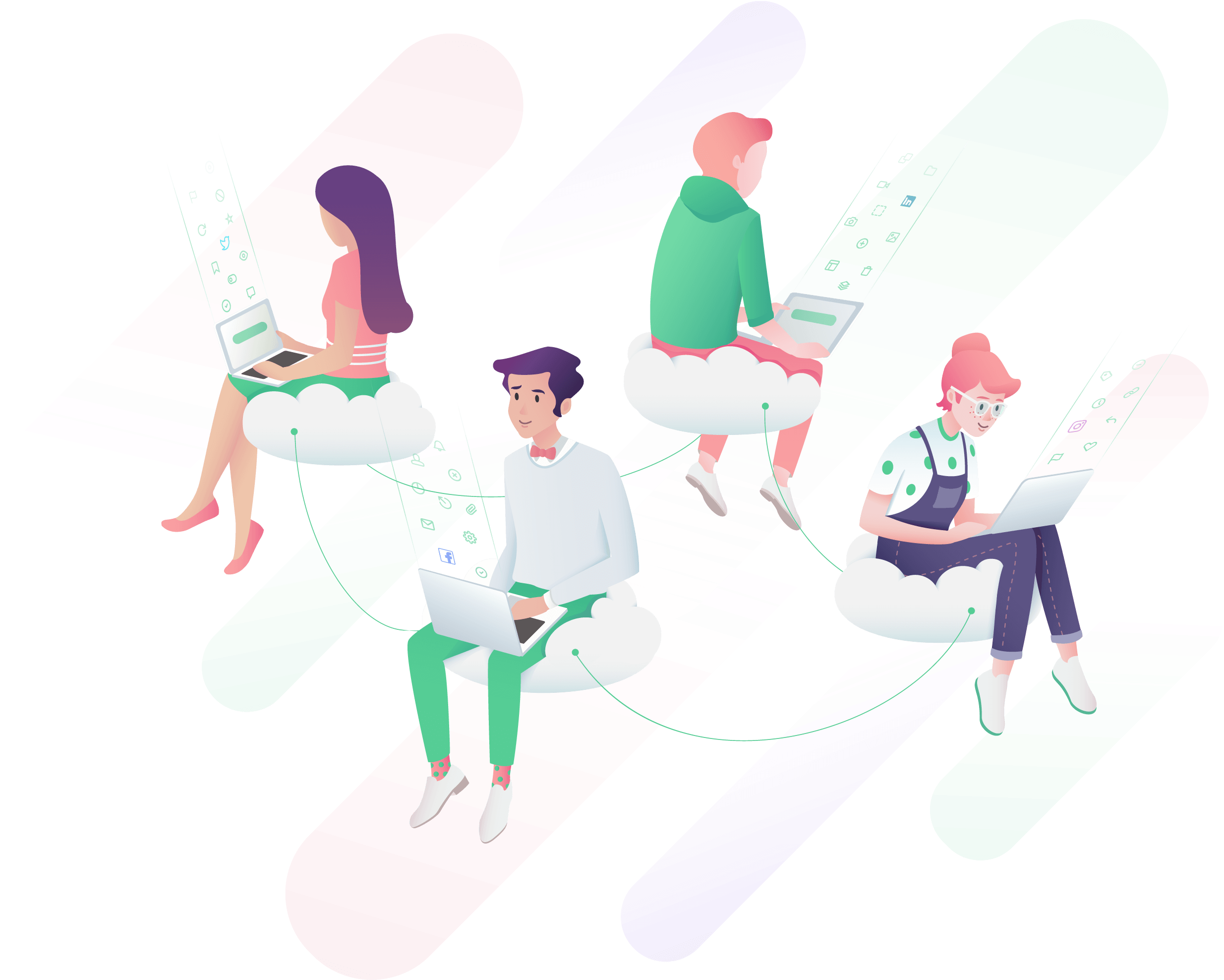 Social Media Collaboration Platform For Agencies, Freelancers - Planable (2500x1993), Png Download