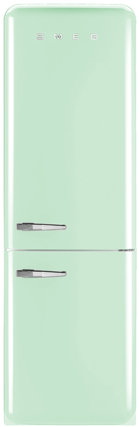 Smeg 326l 50's Retro Style Aesthetic Bottom Mount Fridge - Smeg Kitchen Appliances Aqua (600x600), Png Download