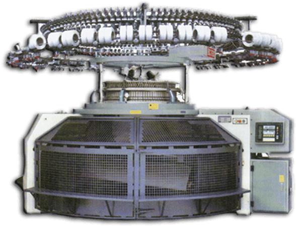 Single Jersey Open Width Circular Knitting Machine - Knitting (1100x450), Png Download