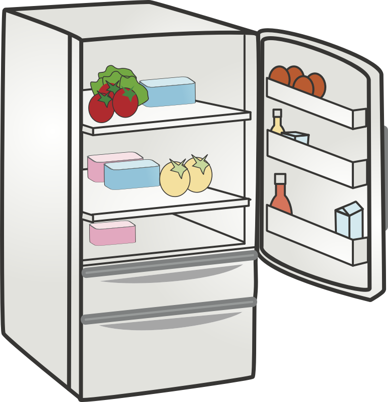 Download Medium Image - Refrigerator Cliparts PNG Image with No Background  