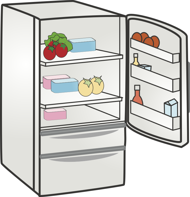 Medium Image - Refrigerator Cliparts (774x800), Png Download