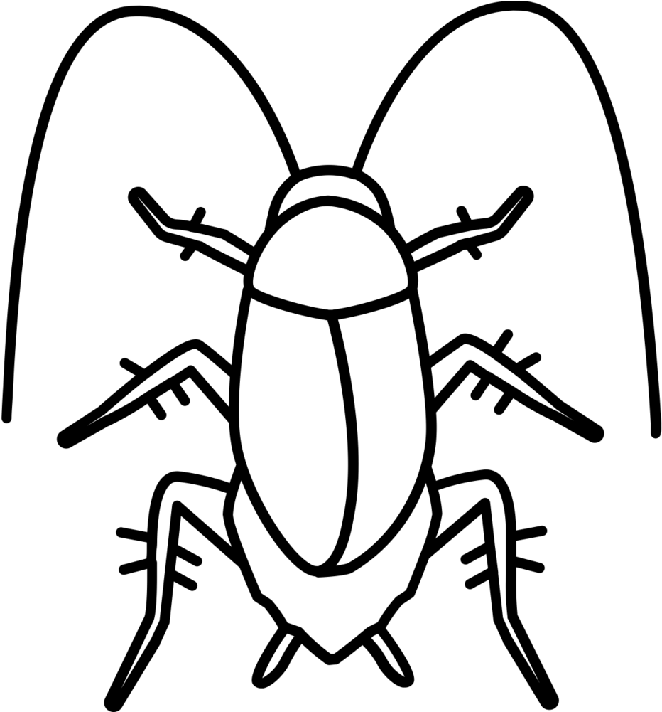 Cockroach Icon - Icon (1000x1000), Png Download