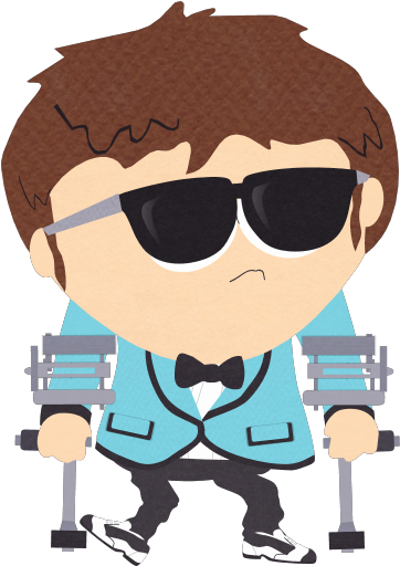 Alter Ego Halloween Costumes Gangnam Jimmy - Jimmy South Park Sunglasses (370x540), Png Download