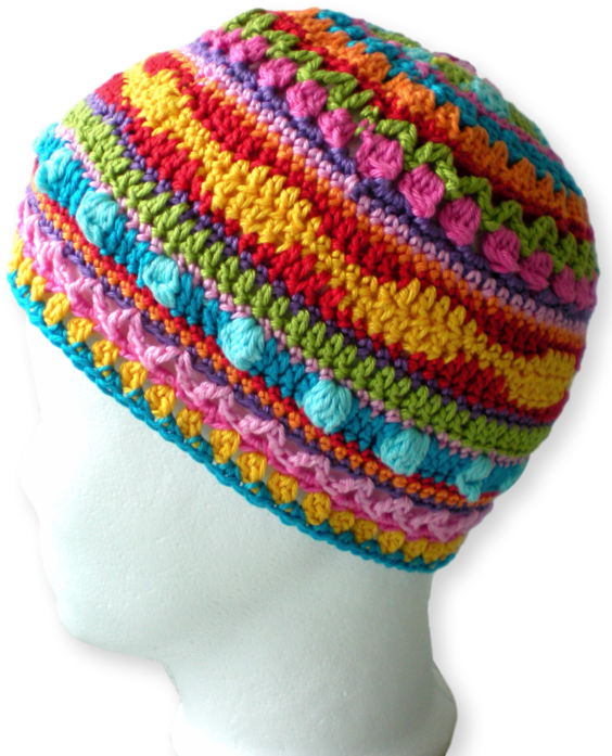 Haekelmuetze Kunterbunt In 2 Groessen 2704529973 - Beanie (600x800), Png Download