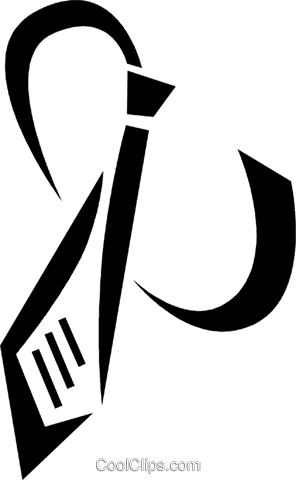 Necktie Royalty Free Vector Clip Art Illustration - Gravata Logo Png (296x480), Png Download