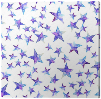 Seamless Pattern Of Colorful Watercolor Star Icon - Window Blind (400x400), Png Download