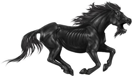 Blackhorseofapocalypse - Lioden Horse Of Pestilence (500x301), Png Download