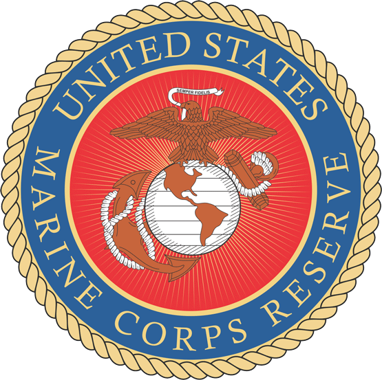 Marine Corps Reserve Logo - Us Marine Corps Reserves Logo (555x553), Png Download