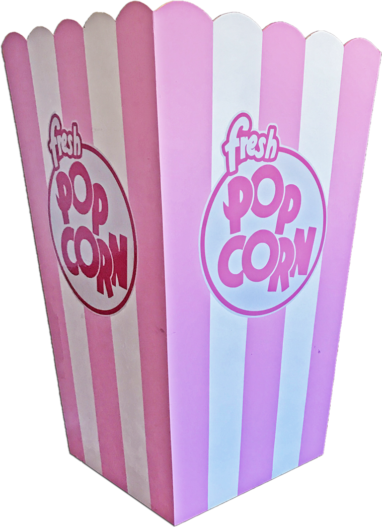 Pink Popcorn Box - Popcorn (1200x1200), Png Download