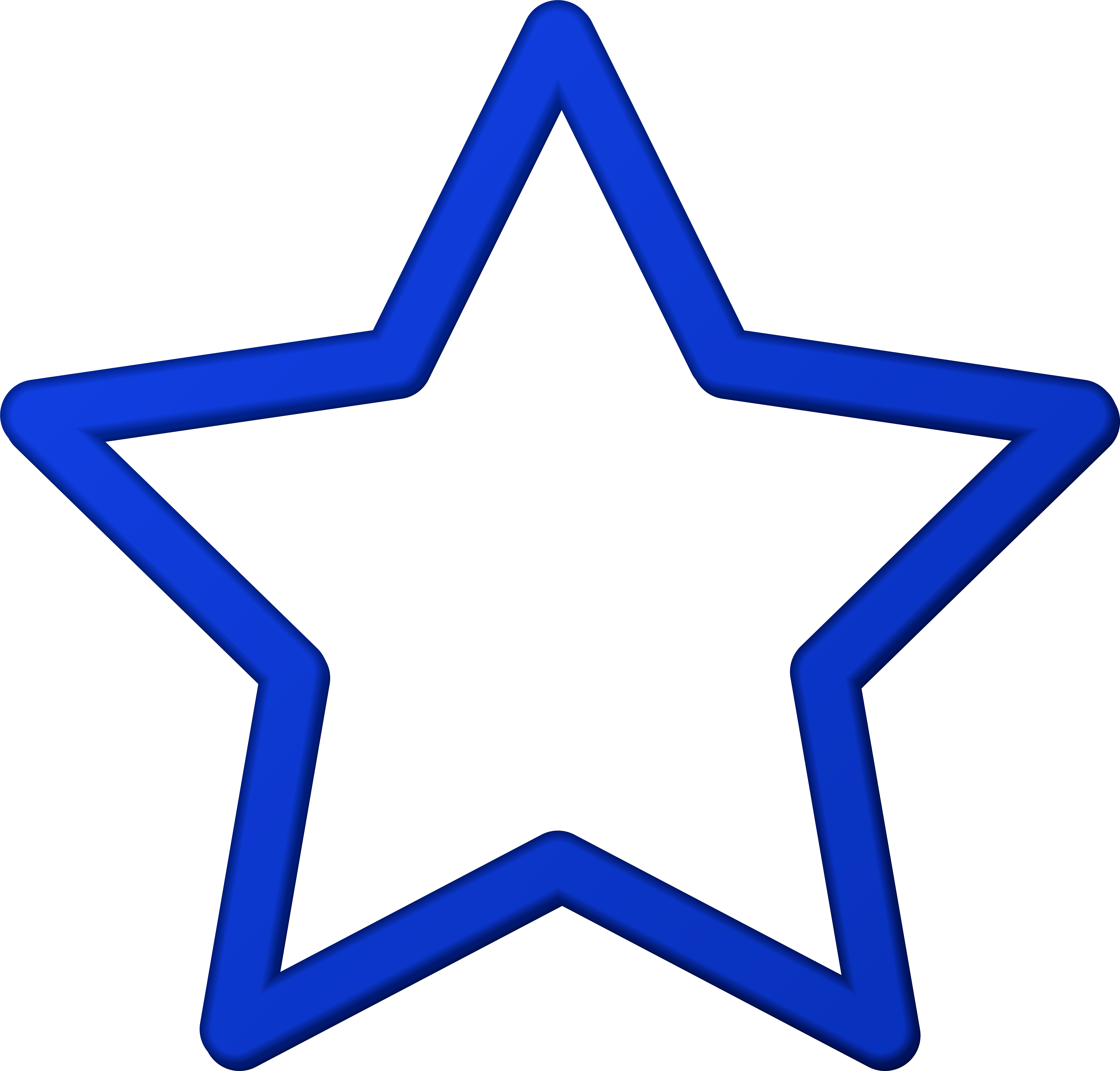 Blue Star Png (8000x7653), Png Download