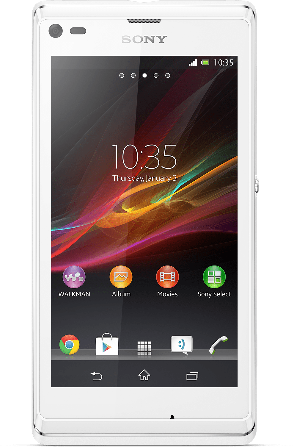 Download - Sony Xperia M - White (2000x2000), Png Download
