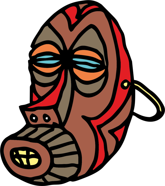 All Photo Png Clipart - Png African Mask (668x750), Png Download