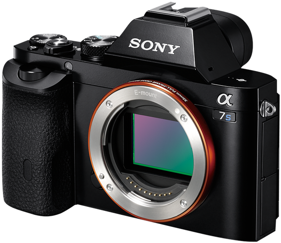 Sony Alpha A7s - Sony Alpha A7s Body (1280x499), Png Download