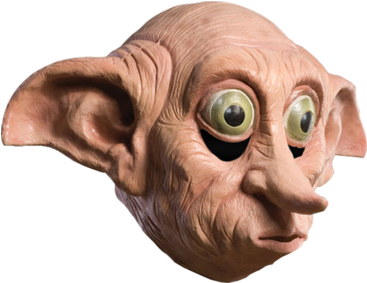 Dobby Face Mask - Harry Potter Fancy Dress (366x580), Png Download