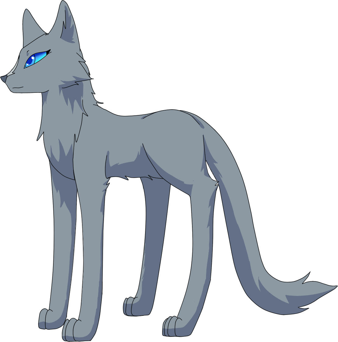 Firestar Drawing Bluestar - Sss Warrior Cats Bluestar (1109x1124), Png Download