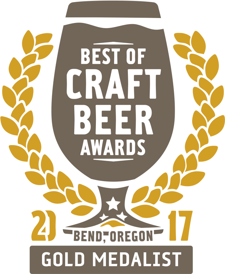 2017 Best Of Craft Beer Awards Gold Logo - Resurgence Brewing Company (1000x1000), Png Download