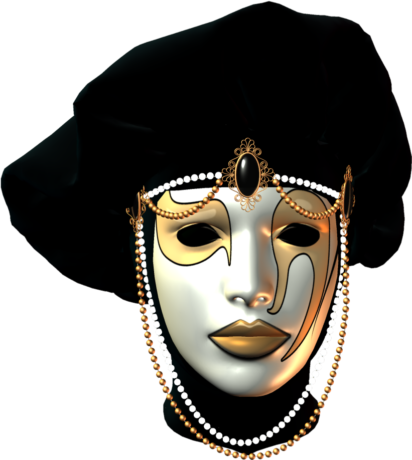Carnaval - Mask (918x1024), Png Download