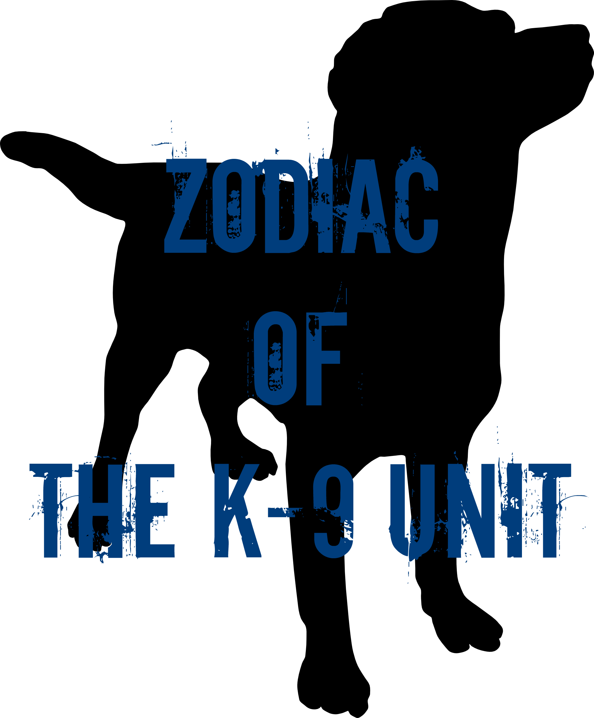 Zodiac - Dog Silhouette (1987x2400), Png Download