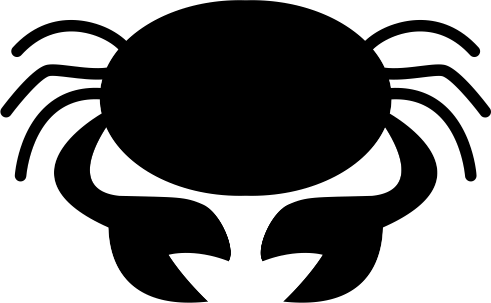 Crab Symbol For Zodiac Cancer Sign Comments - Oncology Icon (981x606), Png Download