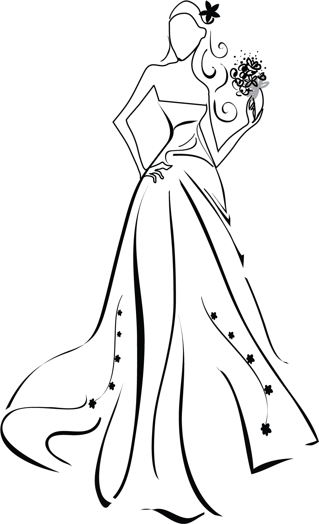 Prom Dresses Drawing At Getdrawings - Instagram (2083x2083), Png Download