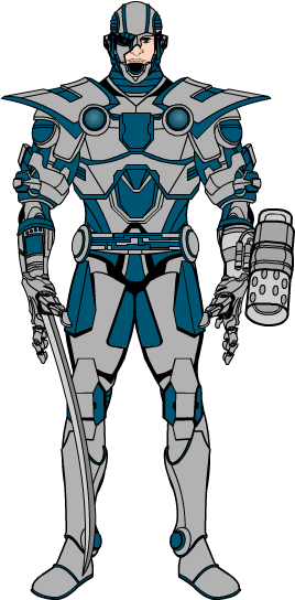 Cyborg - Cyborg 2099 (400x600), Png Download