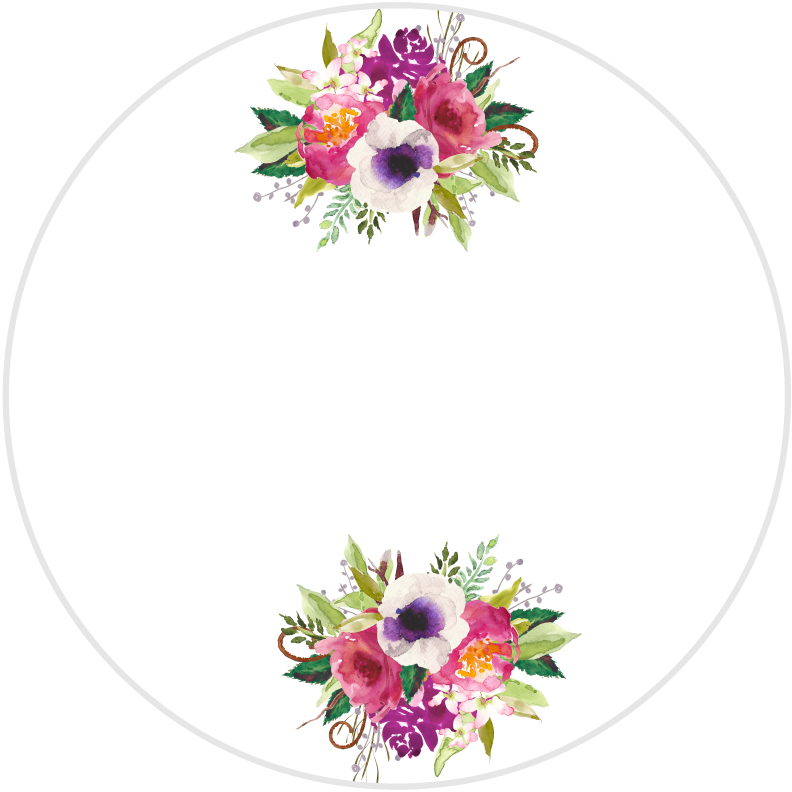 Graphic Library Peony Favor Personalized Candle - Scrapbook Customs Wisconsin Watercolor Paper (792x792), Png Download