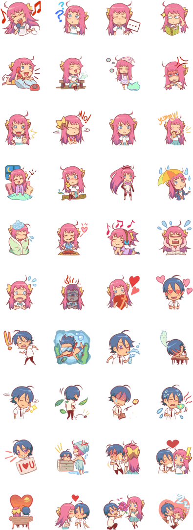 Cyborg Idol Rinka From Re - สติ๊กเกอร์ กิน หมู กะ ทะ ไลน์ (420x1121), Png Download