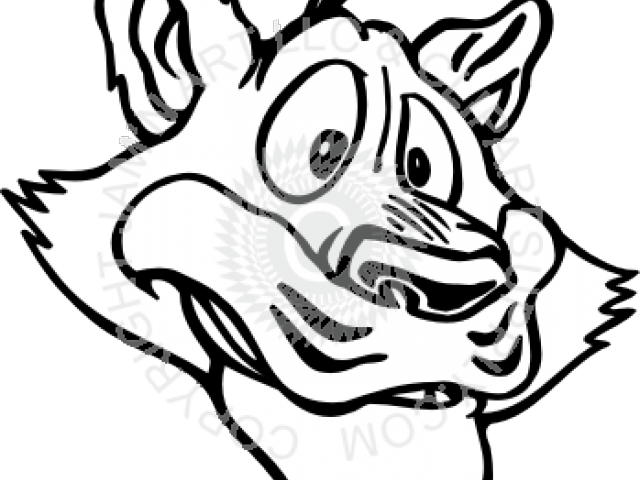 Black Panther Clipart Scared - Scared Panther Clipart (640x480), Png Download