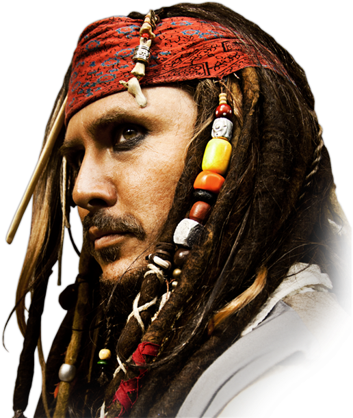 Captain Jack Sparrow Png (590x618), Png Download