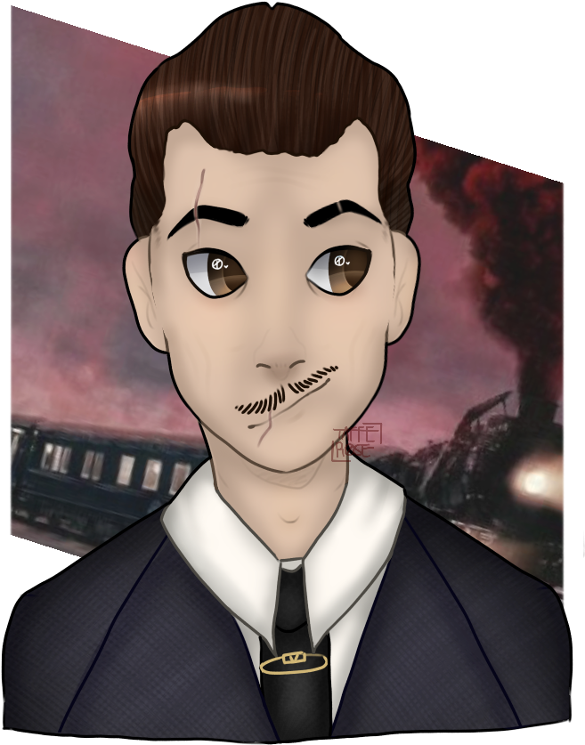 I Saw Murder On The Orient Express On Friday I Loved - Cartoon (768x1024), Png Download