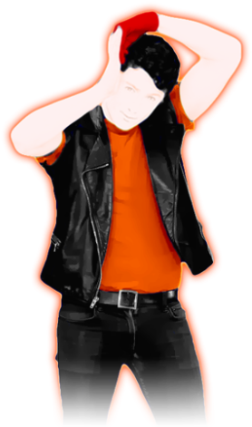 Jailhousequat Coach 3 Big - Just Dance 4 Elvis Presley (500x500), Png Download