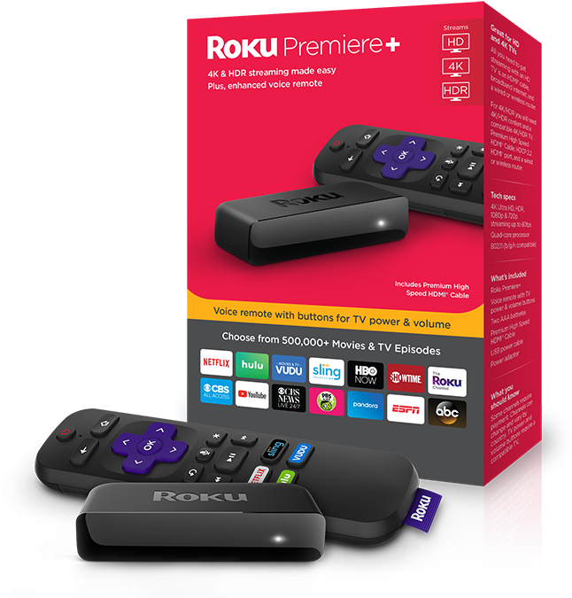 Roku Rides Streaming Tv To Greater Heights - Roku Express+ Hd-new (980x714), Png Download