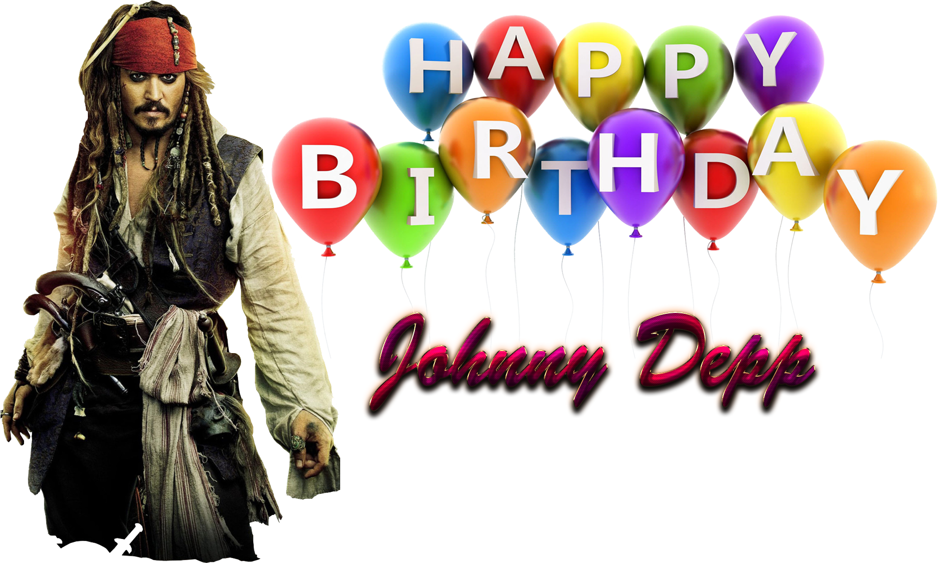 Captain Jack Sparrow Costume Cosplay Pirates (1920x1200), Png Download