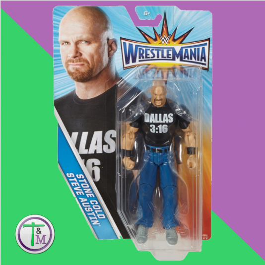 Wwe Wrestlemania 32 Stone Cold Steve Austin Action (533x800), Png Download