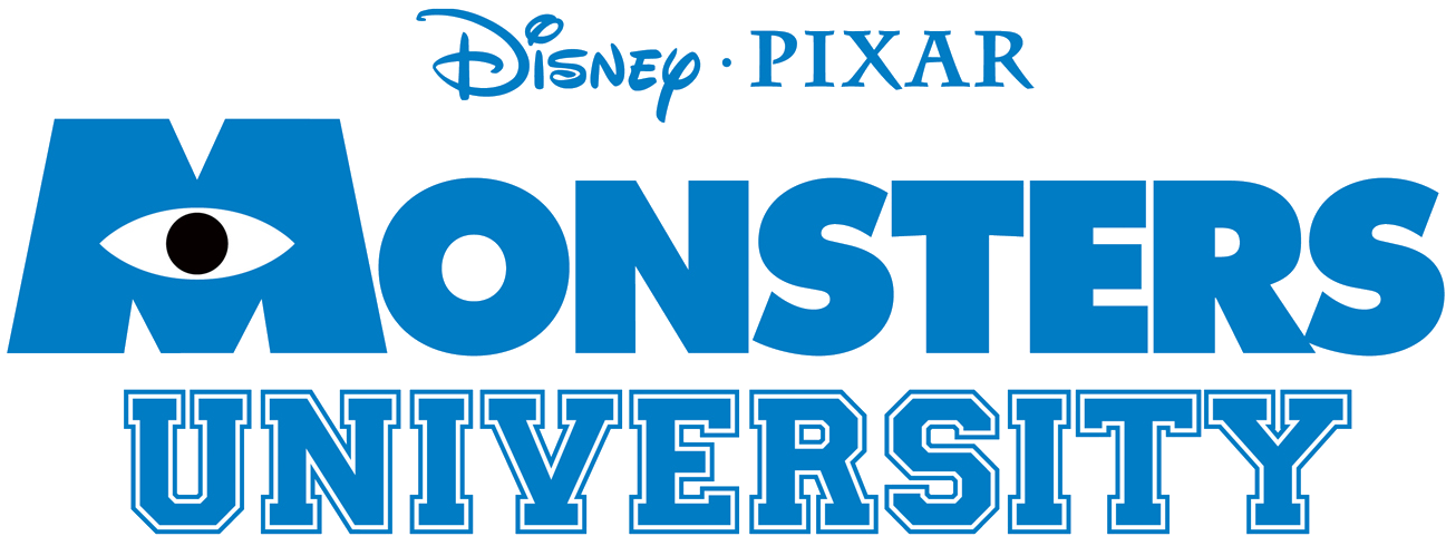Monsters University - Monsters University Pixar Logo (830x314), Png Download